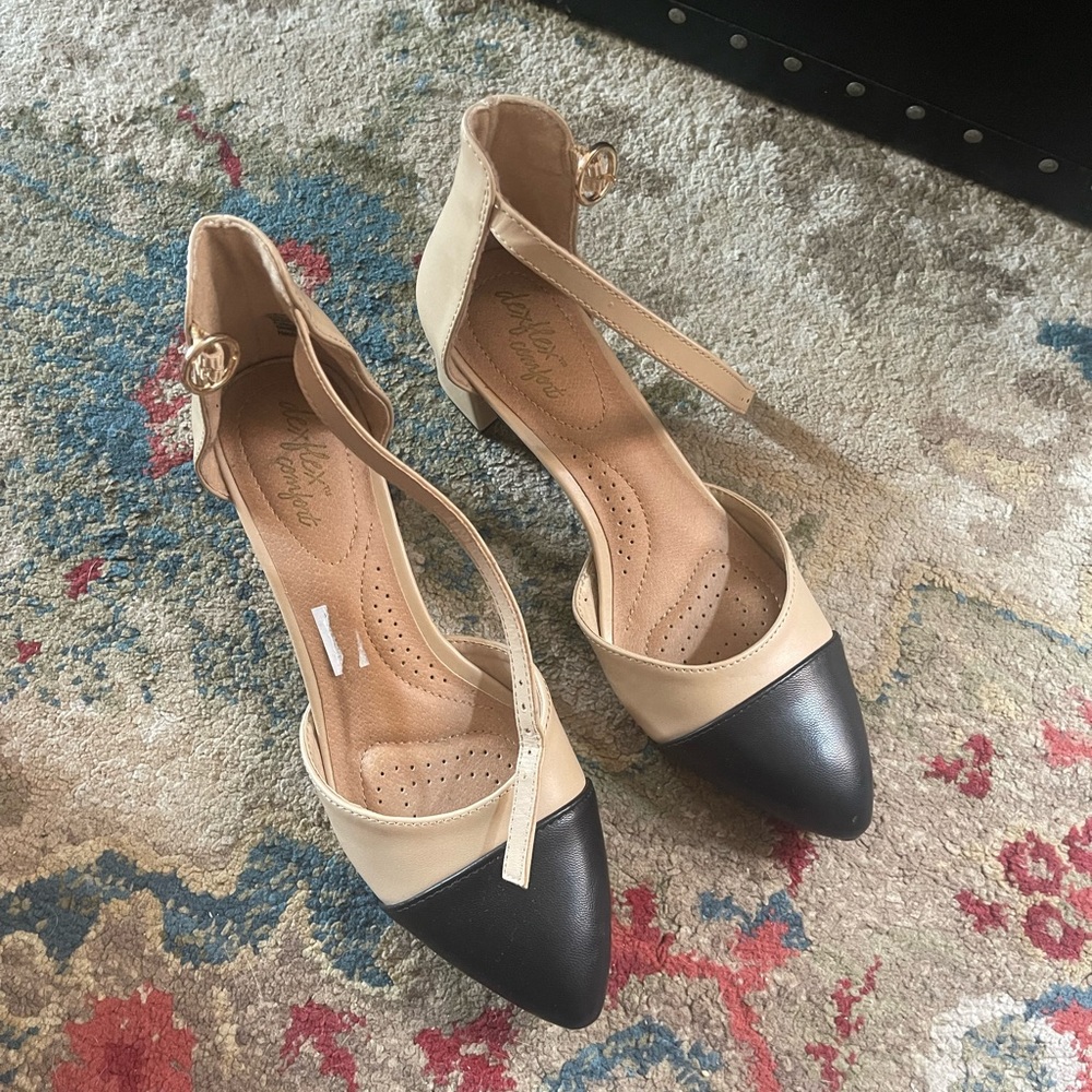 Dress shoes, worn once.